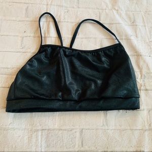 Balera Black Dance Sports Bra Size Medium Adult
